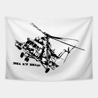 Famous army and transport helicopter - MI -17 (Mi-8M) Hip Tapestry