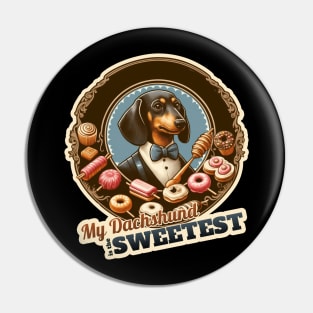 Confectioner Dachshund Pin