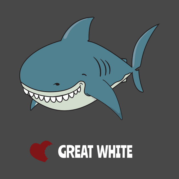 Love Great white by mangulica