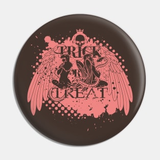 Trick or Treat? - Deep Pink Pin