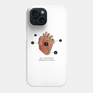 Five Point Palm Exploding Heart Technique Phone Case