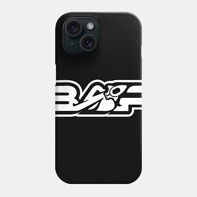 BAP LOGO ( White) Phone Case by Black Astronauts Podcast Network Store