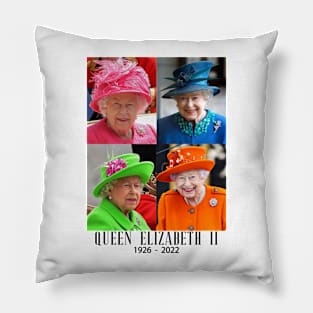 Rip Queen Elizabeth II God Bless the beautiful Queen 1926-2022 Pillow