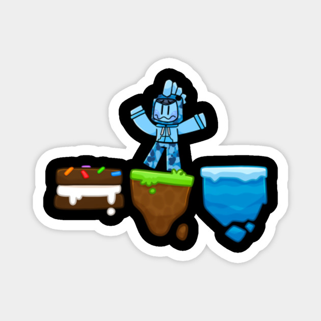 Funny Game Characters Roblox Crumble Island Roblox Magnet Teepublic Uk - robux stickers teepublic