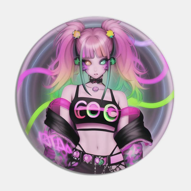 sexy yellow green  eyes manga fashion girl Pin by animegirlnft