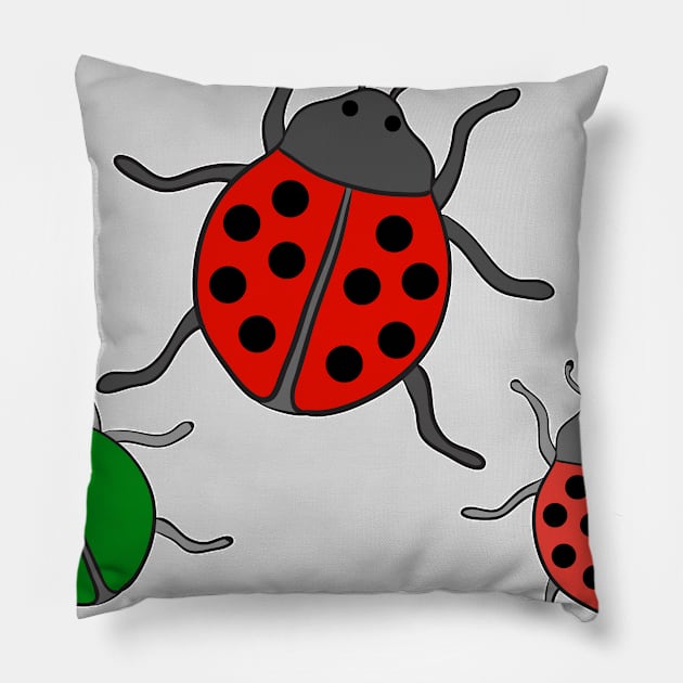 Don't be a bug, m'lady Pillow by FamiLane