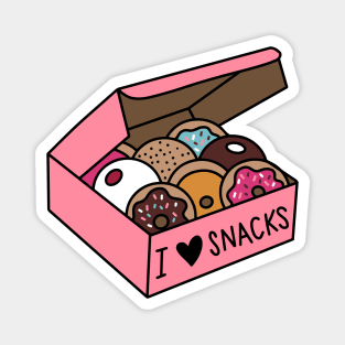 I Love Snacks Magnet