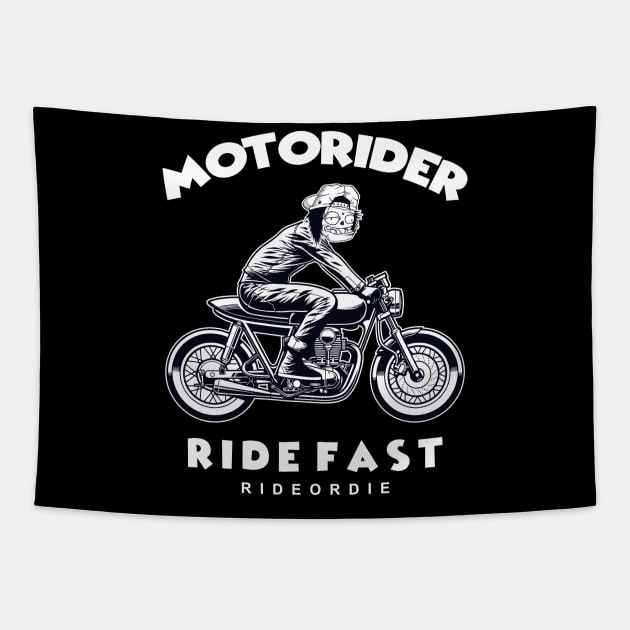 MOTORIDER Tapestry by antonimus