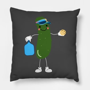 Pickleball Pickle Character Pillow