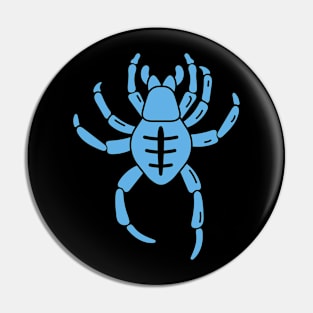 Creepy Dangerous Spider Bug Vector Design Pin