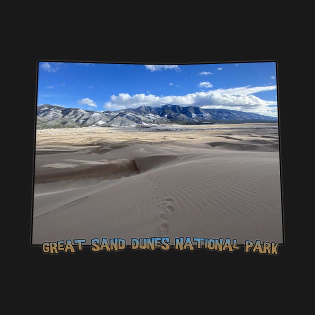 Colorado State Outline (Great Sand Dunes National Park) by gorff