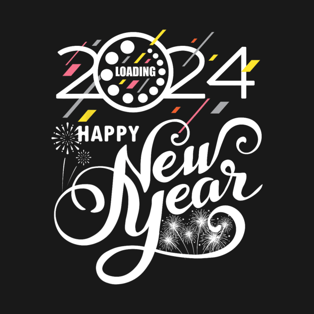 New Years Eve Party Supplies 2024 Happy New Year Fireworks by nadenescarpellos