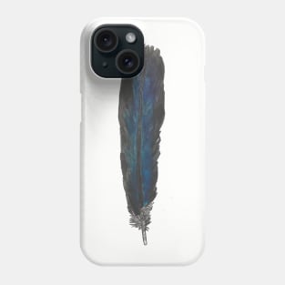 Black Feather Phone Case