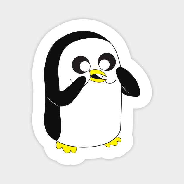 Penguin cartoon Magnet by dddesign
