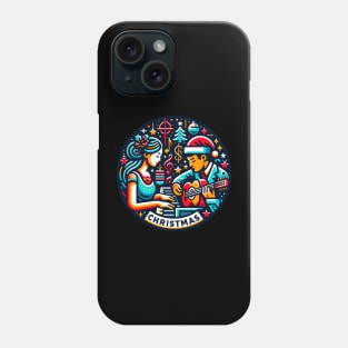 Musician in Christmas Phone Case