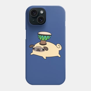 Pug and Little Djembe Phone Case