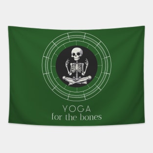 Cute skeleton yoga, Yoga for the bones Tapestry