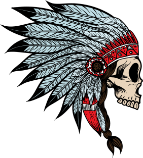 Indian skull Magnet