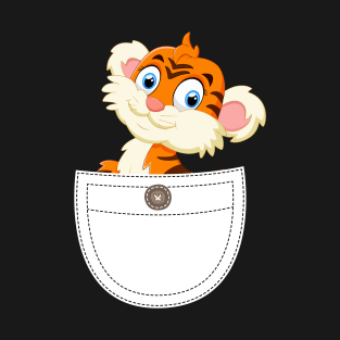 Tiger In Pocket T-Shirt