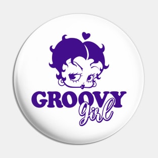 BETTY BOOP - Groovy girl tie dye Pin