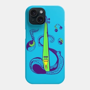 Neon Green String Violin Phone Case