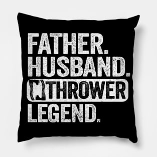 Axe Throwing Father Husband Axe Thrower Legend Dad Pillow