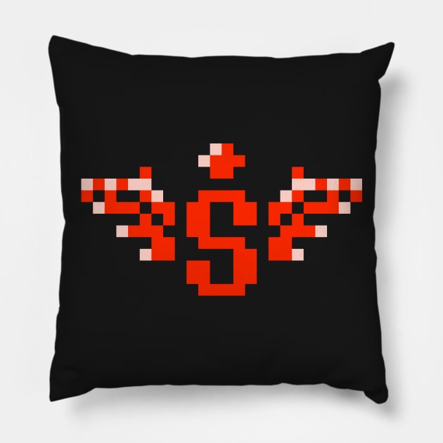 Spread Gun Power Up Pillow by RetroPixelWorld