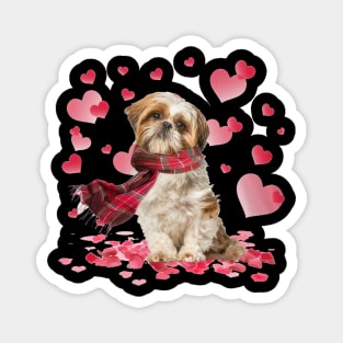 Shih Tzu Hearts Love Happy Valentine's Day Magnet