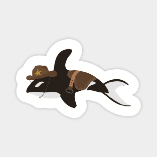 Cowboy killer whale Magnet