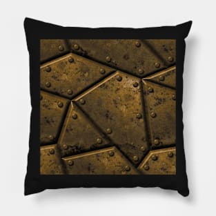 Armored Brass Pillow