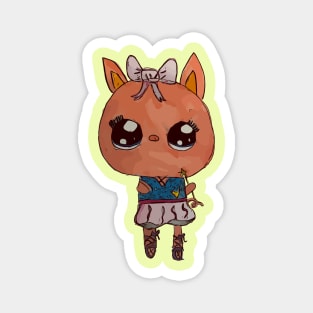 AriCorn88 Ballerina Piggy Magnet