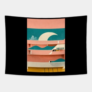 Miami Vice Views Tapestry