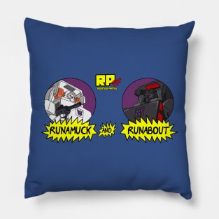 Runamuck and Runabout Pillow