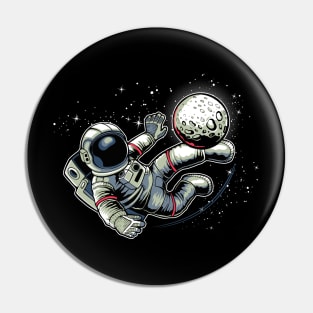 Astronaut football Kick Pin