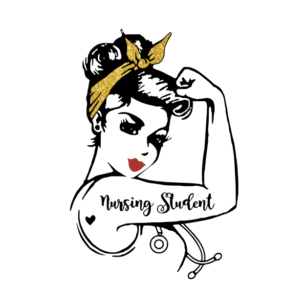 Nursing Student Dark Shirt Clothing Power Confident Beautiful Guy Mom by hathanh2