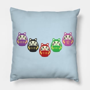 Daruma Cats Pillow