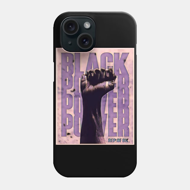 Black Power Phone Case by Digz