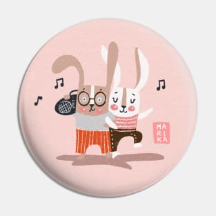 Bunnies Pin