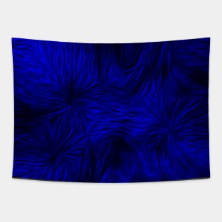 blue abstract art Tapestry