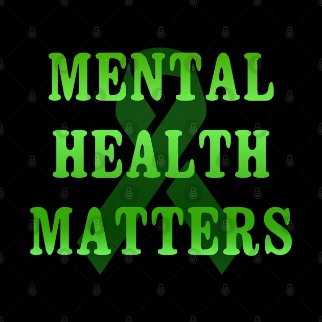 Mental Health Matters by Color Fluffy