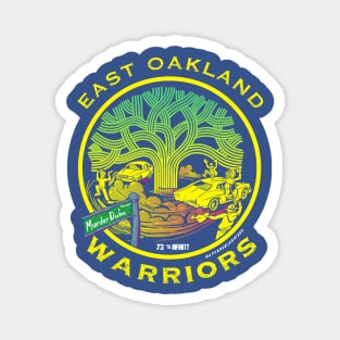 East Oakland Warriors COLOR Magnet