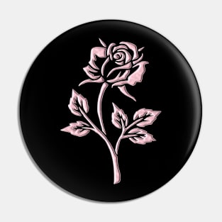 Pink Rose Pin