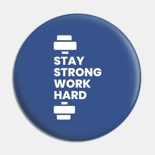 Gym motivational quote typography design Pin