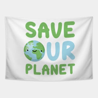 Save our planet Tapestry