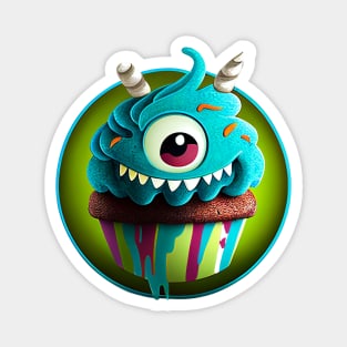 Cupcake Monster Magnet