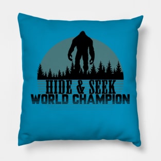 Big Foot Hide Seek World Champion Pillow