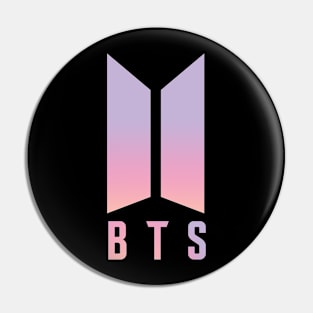 BTS logo Coloured Pin