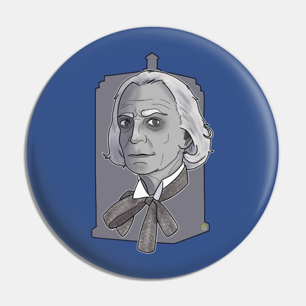 The First Doctor Pin by ArtOfTheNerd