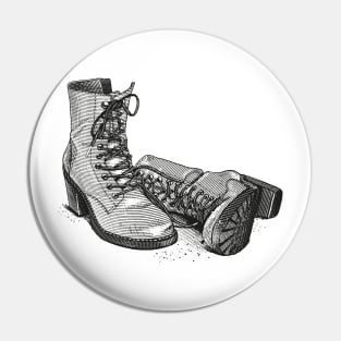 My Old Boots Pin