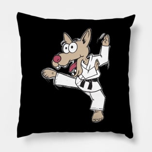 Karate dog Pillow